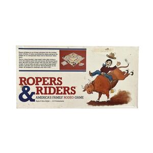 Ropers & Riders - America's Favorite‎ Rodeo Game - RARE! - 100% Complete